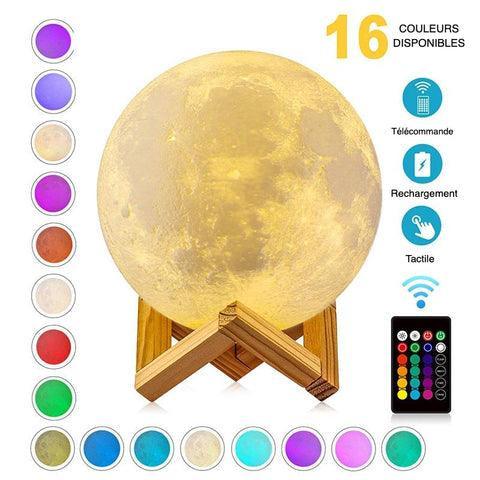 Contemporary moon lamp