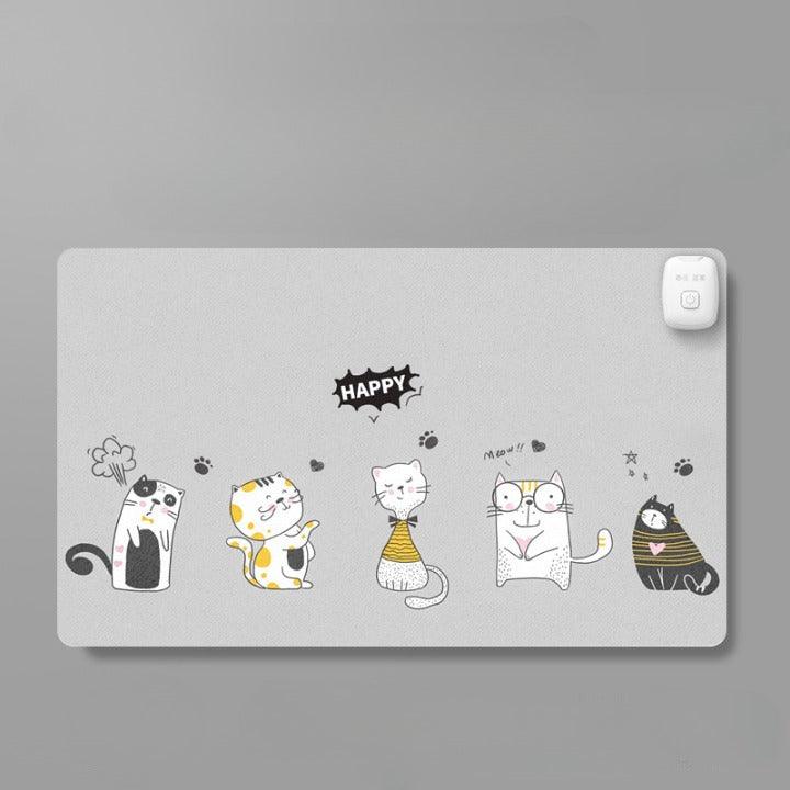 Heated mouse pad