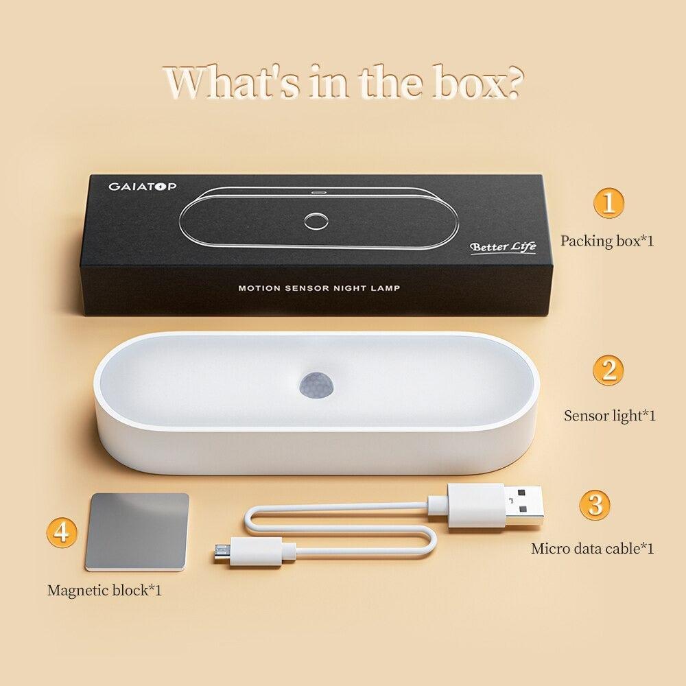 LED night light with motion sensor