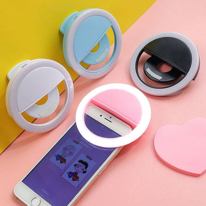 LED Neon Effect Selfie Ring Light