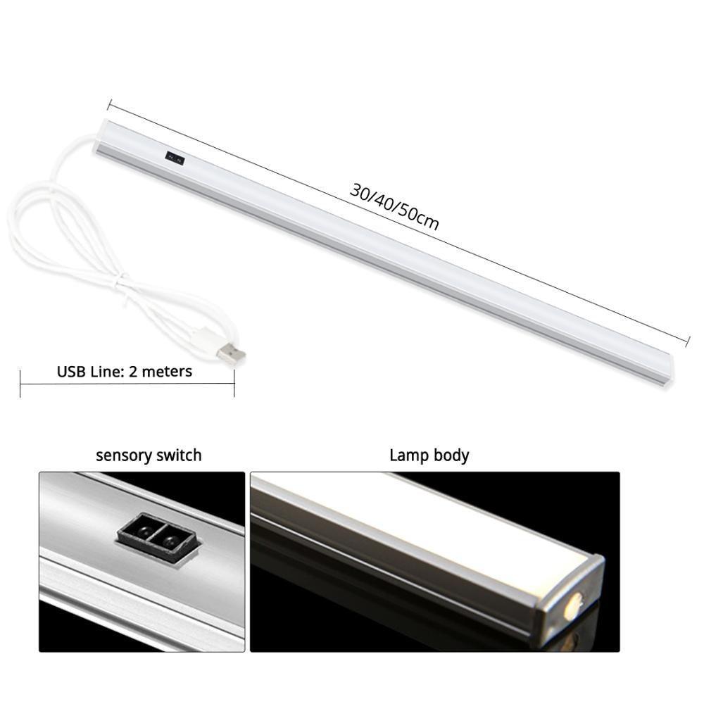 LED bar with motion sensor