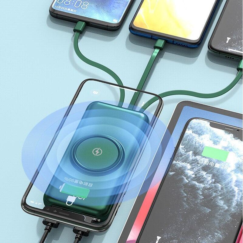 Wireless Charger with Integrated Cable