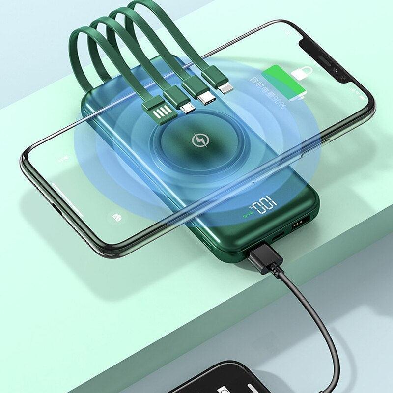 Wireless Charger with Integrated Cable
