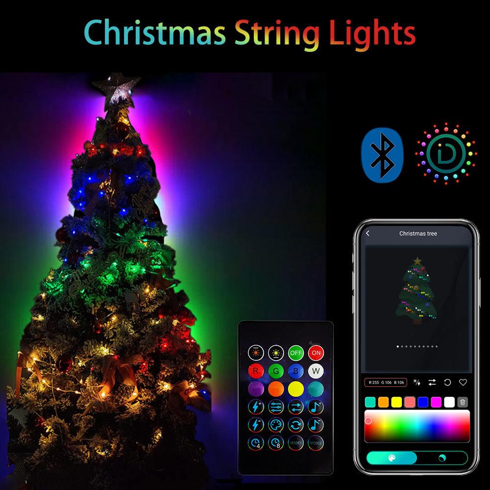 Connected light garlands