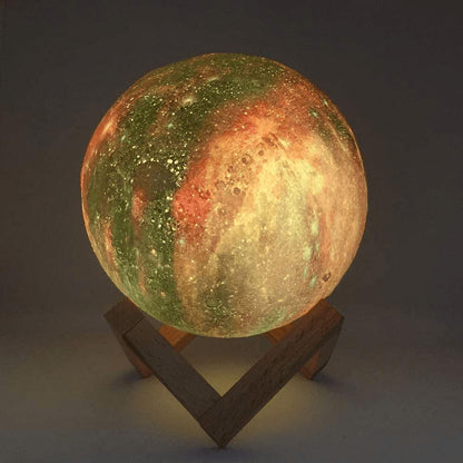Contemporary moon lamp