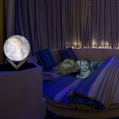Contemporary moon lamp