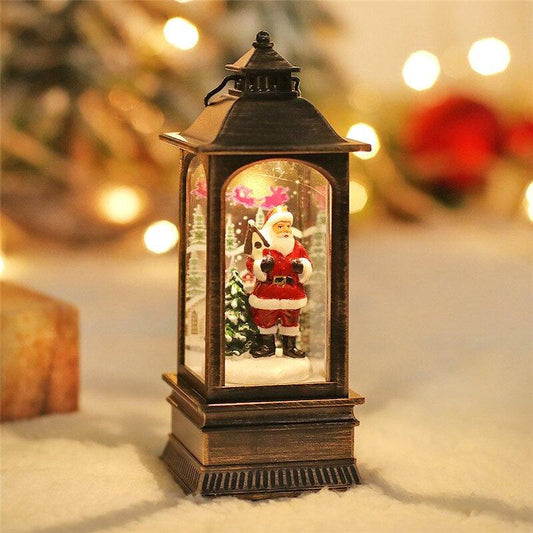 Retro Santa Claus LED Lantern