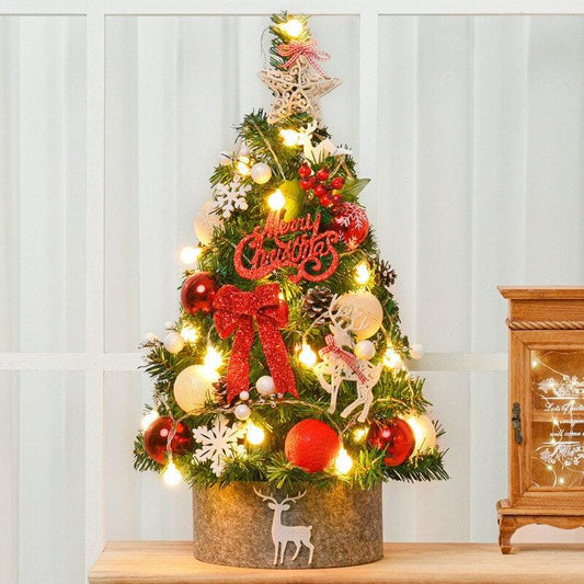 Mini lighted tree